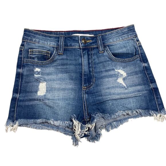 Cello Pants - Cello Frayed Denim Shorts Size Small